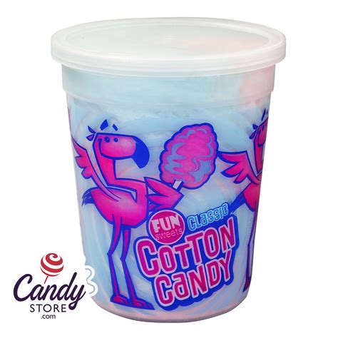 Fun Sweets Cotton Candy 2oz Tub - 12ct | CandyStore.com