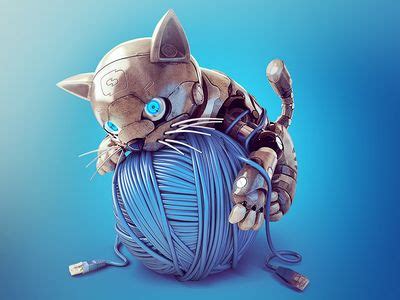 Cat | Robot cat, Robots artworks, Mechanical animals