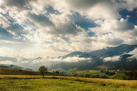 Premium Photo | Summer mountain landscape