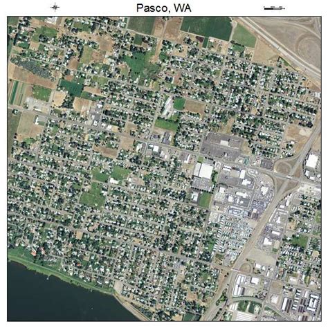 Aerial Photography Map of Pasco, WA Washington