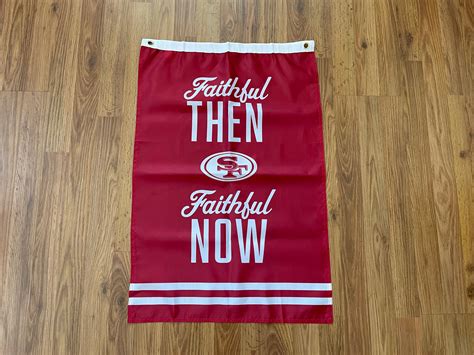 San Francisco 49ers NFL FOOTBALL FORTY NINER FAITHFUL Fan Cave Banner ...