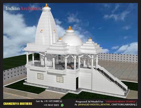 P290-VISHWAKARMA TEMPLE -1231.00 Sqft