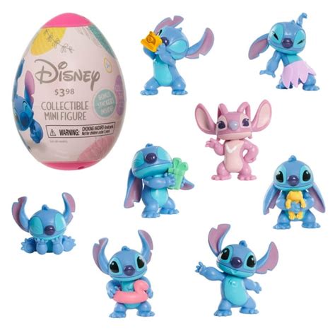 Stitch Easter Mini Figure Egg Capsules, Officially Licensed Kids Toys for Ages 3 Up, Gifts and ...