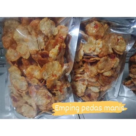 Emping pedas manis 250 g | Shopee Thailand