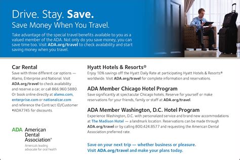 Alliance of the American Dental Association: ADA Travel Benefits