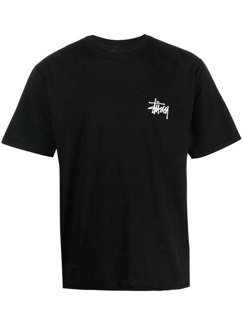 Stussy Black Basic T-shirt | ModeSens