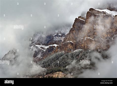 Castle mountain, Banff NP, Canada Stock Photo - Alamy