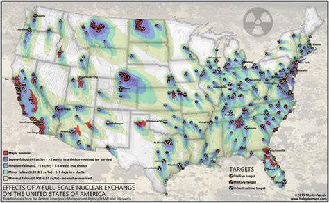 Nuclear strike on the USA, likely targets : weaponsystems