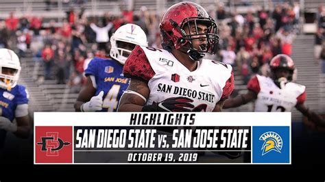 San Diego State vs. San Jose State Football Highlights (2019) | Stadium ...