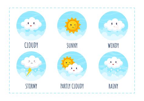 Weather Symbols For Kids Windy