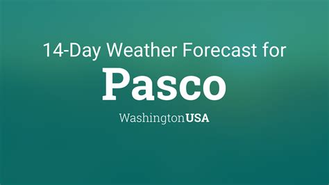 Pasco, Washington, USA 14 day weather forecast