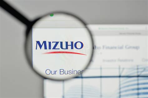 Milan, Italy - November 1, 2017: Mizuho Financial Group Logo on Editorial Image - Image of ...