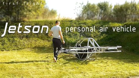 Homebuilt electric flying vehicle Jetson ONE - DIY kit "flying car" - YouTube