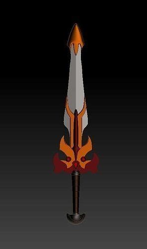 Surtur s Sword 3D model 3D printable | CGTrader