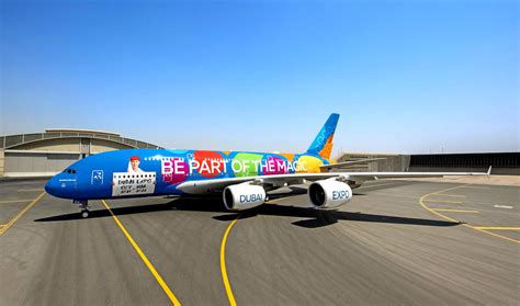 Emirates' Colorful Airbus A380 Expo 2020 Livery - One Mile at a Time