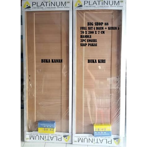 Jual PINTU RUMAH PINTU MINIMALIS PINTU WC PINTU KAMAR MANDI PINTU PVC PREMIUM FULL SET | Shopee ...