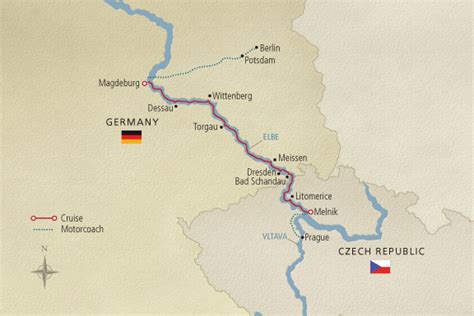 Elbe River Map Europe_ | United States Map - Europe Map