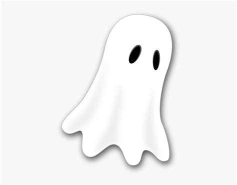 Ghost - Halloween Clipart Black Background, HD Png Download ...