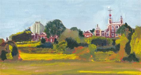 Greenwich Park and the Royal Observatory - Tina Lewis Art