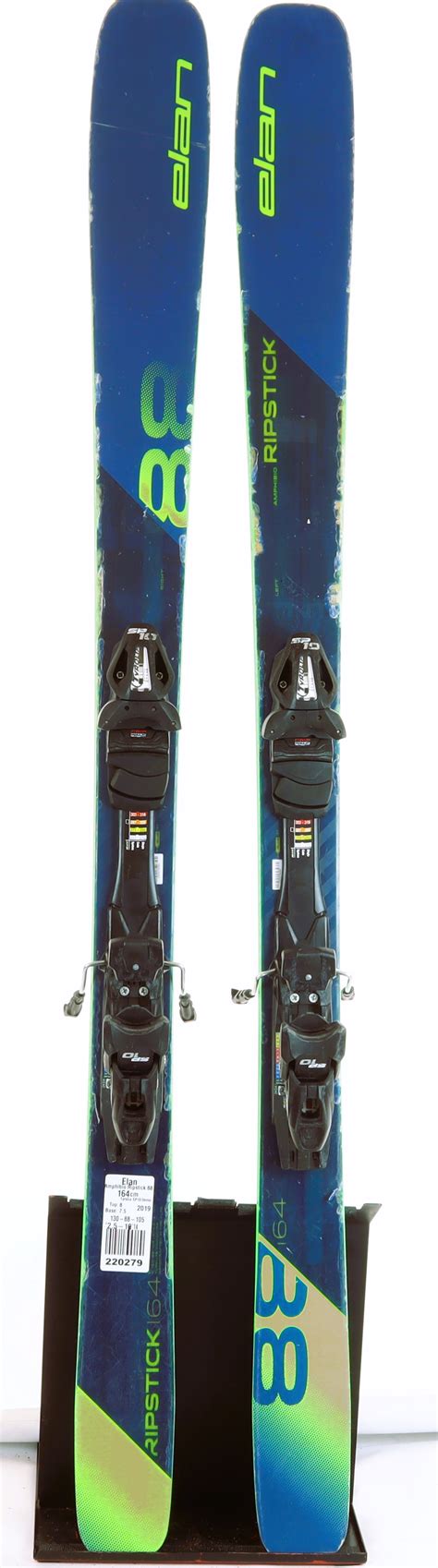 Used 2019 Elan Ripstick 88 Skis With Tyrolia SP10 bindings, Size 164 (Option 220279) | SidelineSwap