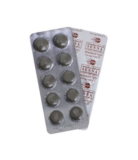 SENOKOT FORTE 374MG TABLET | Rose Pharmacy