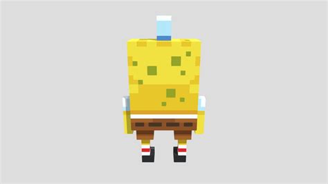 SpongeBob (minecraft dlc) - Download Free 3D model by thegageinator_real [e1d4621] - Sketchfab