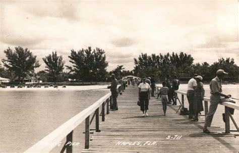 Fishing Pier Naples, FL Postcard