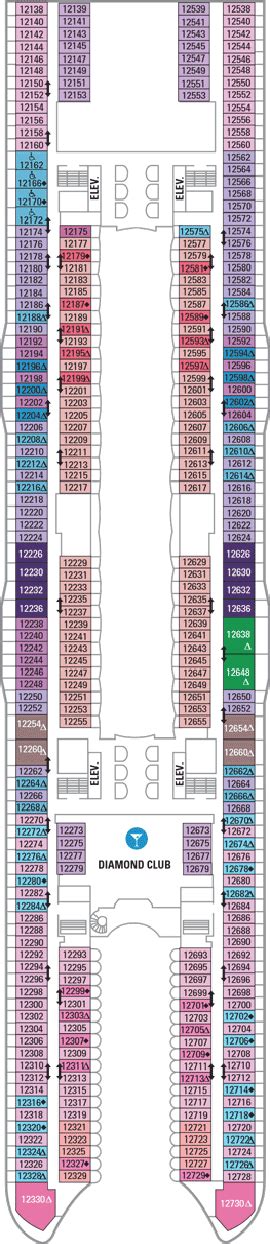Oasis of the Seas Deck Plans- Royal Caribbean International Oasis of the Seas Cruises ...