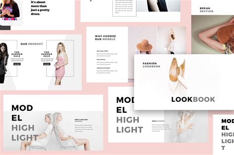 Fashion Lookbook Powerpoint Template