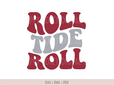 Roll Tide Svg Alabama Graphic by Happy Honey SVG · Creative Fabrica