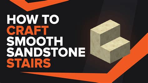 How To Make Smooth Sandstone Stairs In Minecraft | TGG