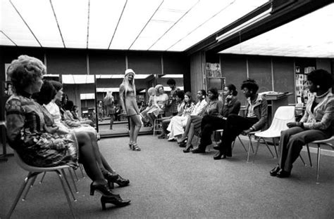 Florida Memory • Fashion being modeled in class at the Miami-Dade Community College North Campus.