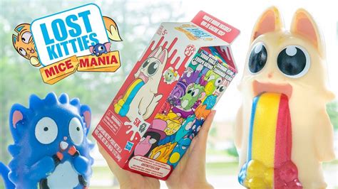 Lost Kitties Mice Mania Series 3 Big Milk Carton Surprise Blind Box H5Kids - YouTube