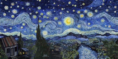 Captivating Starry Night Painting by Van Gogh