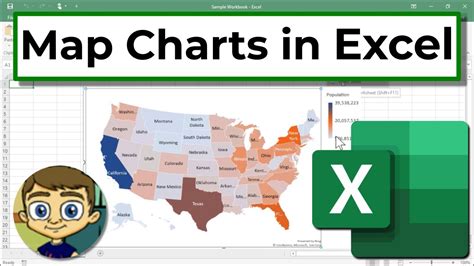 Create a Map Chart in Excel | The Learning Zone