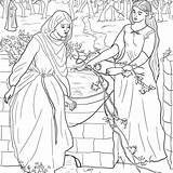 Isaac And Rebekah Bible Coloring Pages sketch template