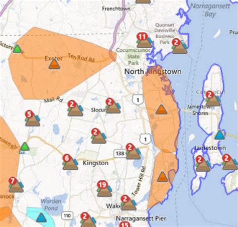 UPDATE: Power Outages Begin Across RI; 7,600 Without Power in NK | North Kingstown, RI Patch