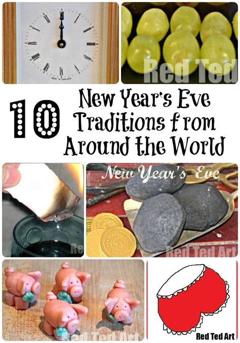 New Year's Eve Traditions from Around the World - Red Ted Art's Blog