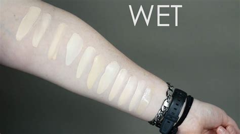 NYX Can't Stop Won't Stop Foundation in Pale and Light Porcelain with Comparison Swatches ...