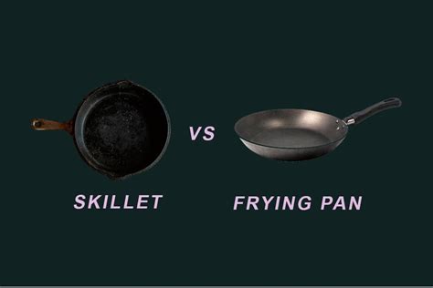 Skillets vs Frying Pans – What are their differences? - Cookwarewise