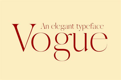 Vogue Font by denestudios · Creative Fabrica