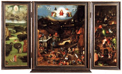 Great Painters Art Galleries: Last Judgement (Triptych). Hieronymus Bosch Art Gallery.