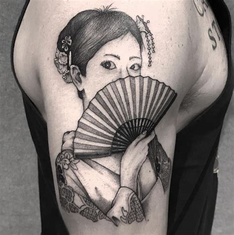 50 Beautiful Japanese Geisha Tattoos Ideas (2018) | TattoosBoyGirl