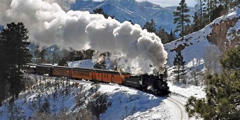 Durango Silverton Winter Train | Scenic train rides, Scenic, Scenic ...