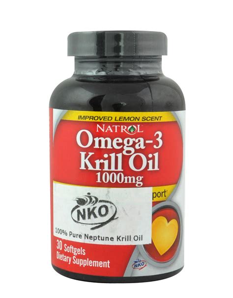 Omega-3 Krill Oil 1000mg by NATROL (30 softgels)