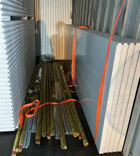 EPS wall panels shipped to Australia | Building Steel Structural Supplier