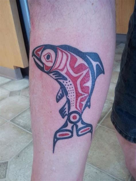 Alaskan salmon Tattoo | Salmon tattoo, Alaskan tattoos, Tattoos for guys