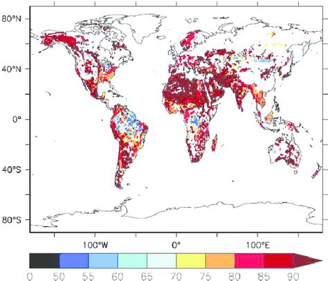 Percent of soil area where clay mineralogy exists in the database. | Download Scientific Diagram