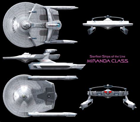 Miranda Class Starship - High Resolution by Enethrin on DeviantArt