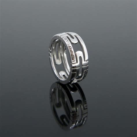 Bulgari Parentesi White Gold Band Ring For Sale at 1stDibs | bulgari ...